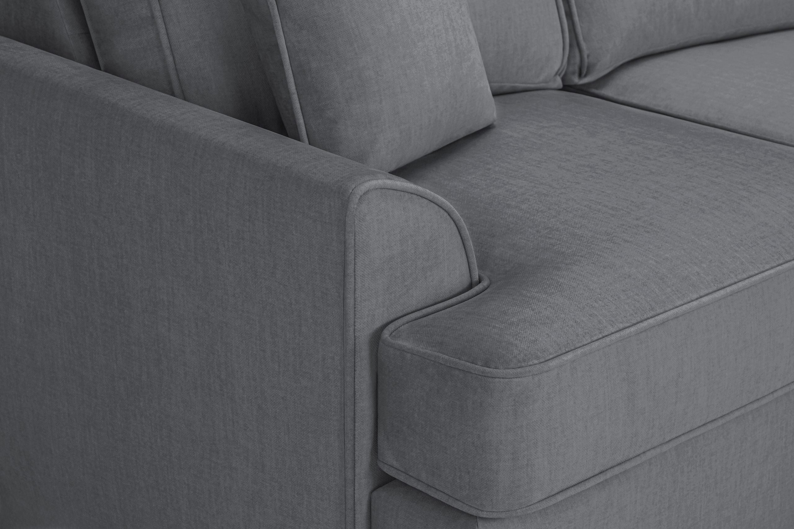 Funk universal corner sofa left or right hand Grey