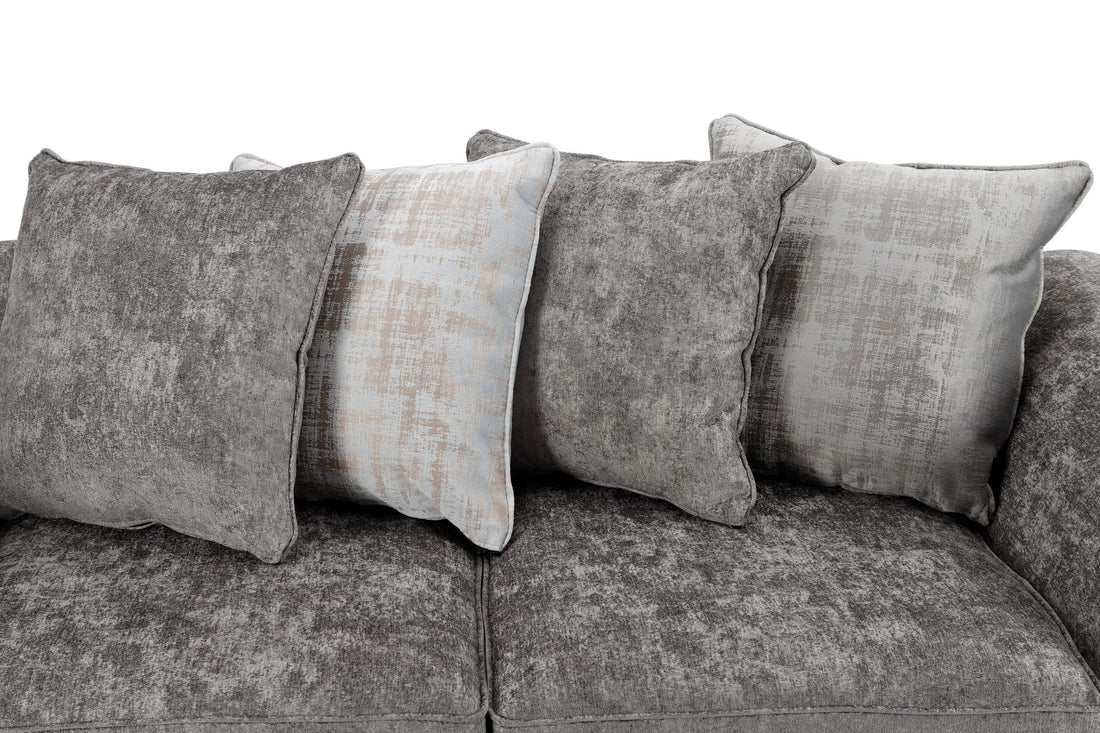 Cambridge 3+2 Sofa Set Scatterback Alaska Platinum