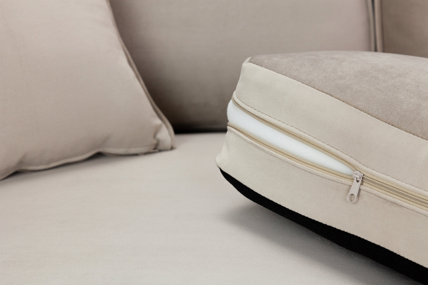 Rupert 3 Seater in Plush Beige